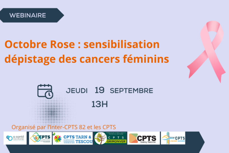 Webinaire &quot;Octobre rose&quot;